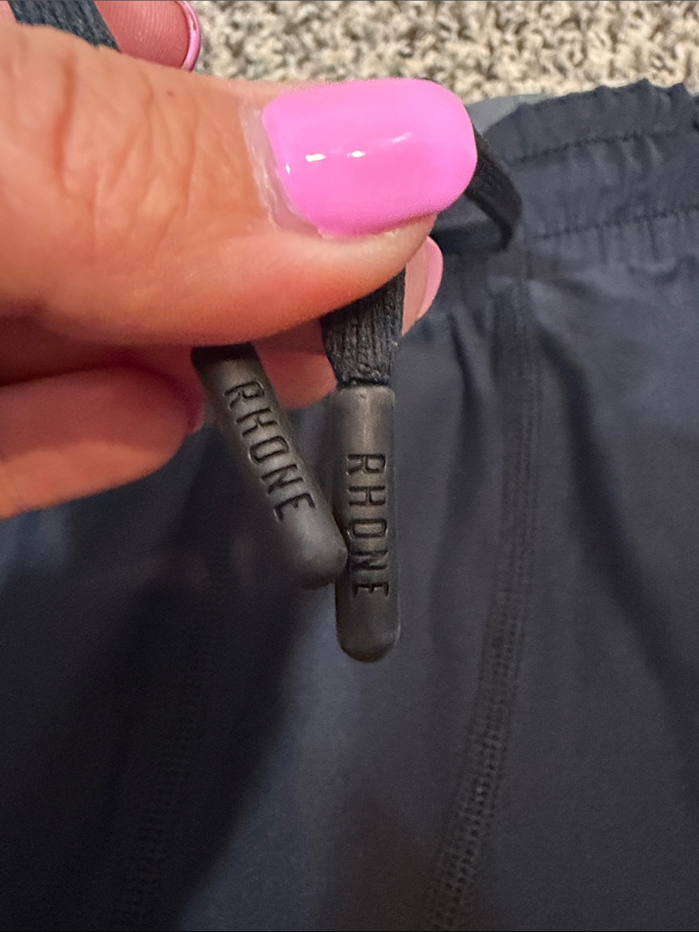 RHONE Gray Men's Athletic Shorts – Quick-Dry Performance - Picture 6 of 7
